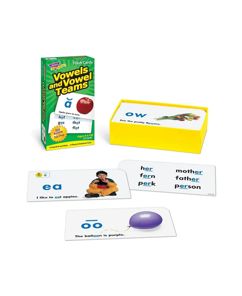 Vowels and Consonants Skill Drill Flash Cards Assortment