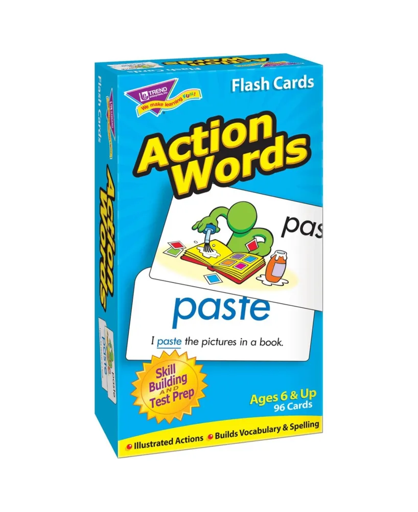 Action Words Skill Drill Flash Cards