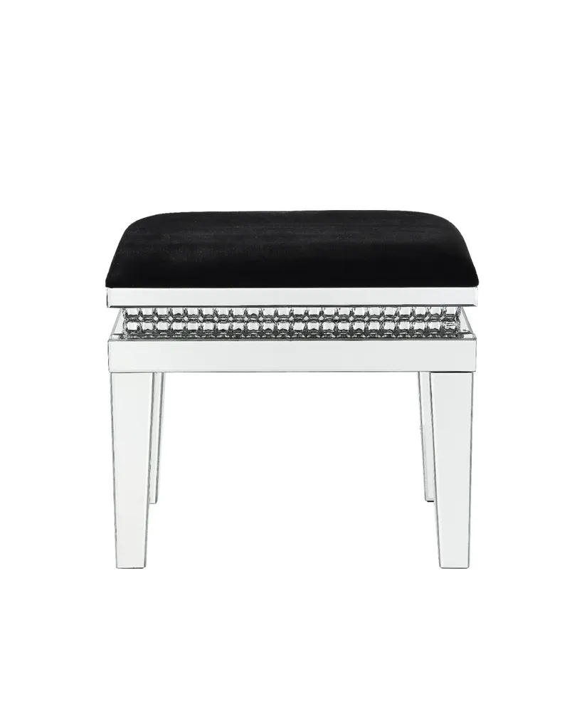 Morena Acrylic Vanity Stool from Butler