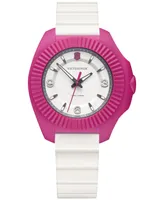 Victorinox Women's I.n.o.x. V White Rubber Strap Watch 37mm