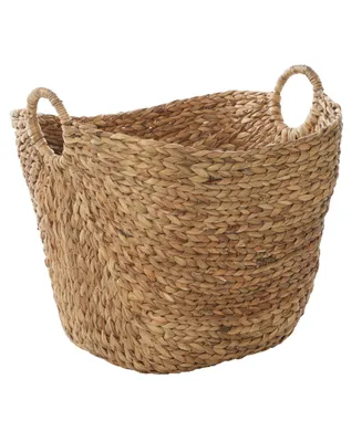 Brown Sea Grass Contemporary Storage Basket, 19 " x 20 " x 18 "