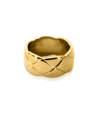 Oma The Label Nneoma 1/2" Ring 18K Gold- Plated Brass