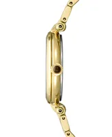 Seiko Women's Diamond (1/8 ct. t.w.) Gold-Tone Stainless Steel Bracelet Watch 30mm