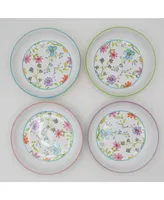 Euro Ceramica Charlotte 4 Piece Pasta Bowl Set