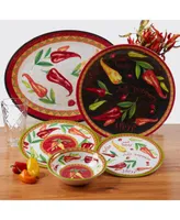 Certified Red Hot 6 Piece Melamine All Purpose Bowl