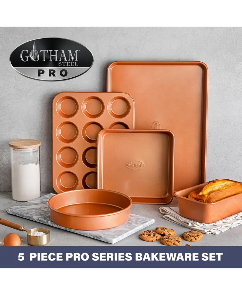 Gotham Steel Nonstick 5 Piece Bakeware Set
