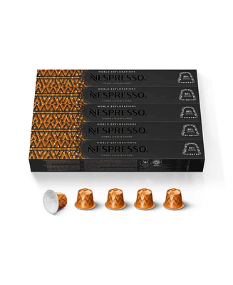 Nespresso Capsules OriginalLine, Vienna Linizio Lungo, Mild Roast Coffee, 50-Count Coffee Pods