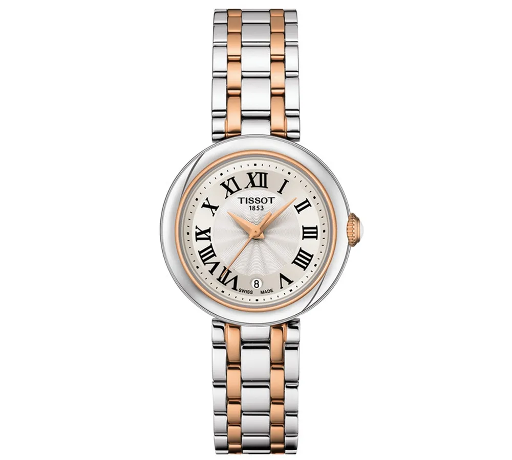 Tissot Women's Swiss Bellissima Two-Tone Stainless Steel Bracelet Watch 26mm