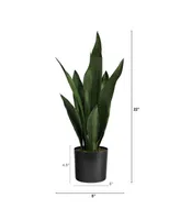 22" Sansevieria Artificial Plant