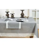 Saro Lifestyle Table Runner with Banded Border