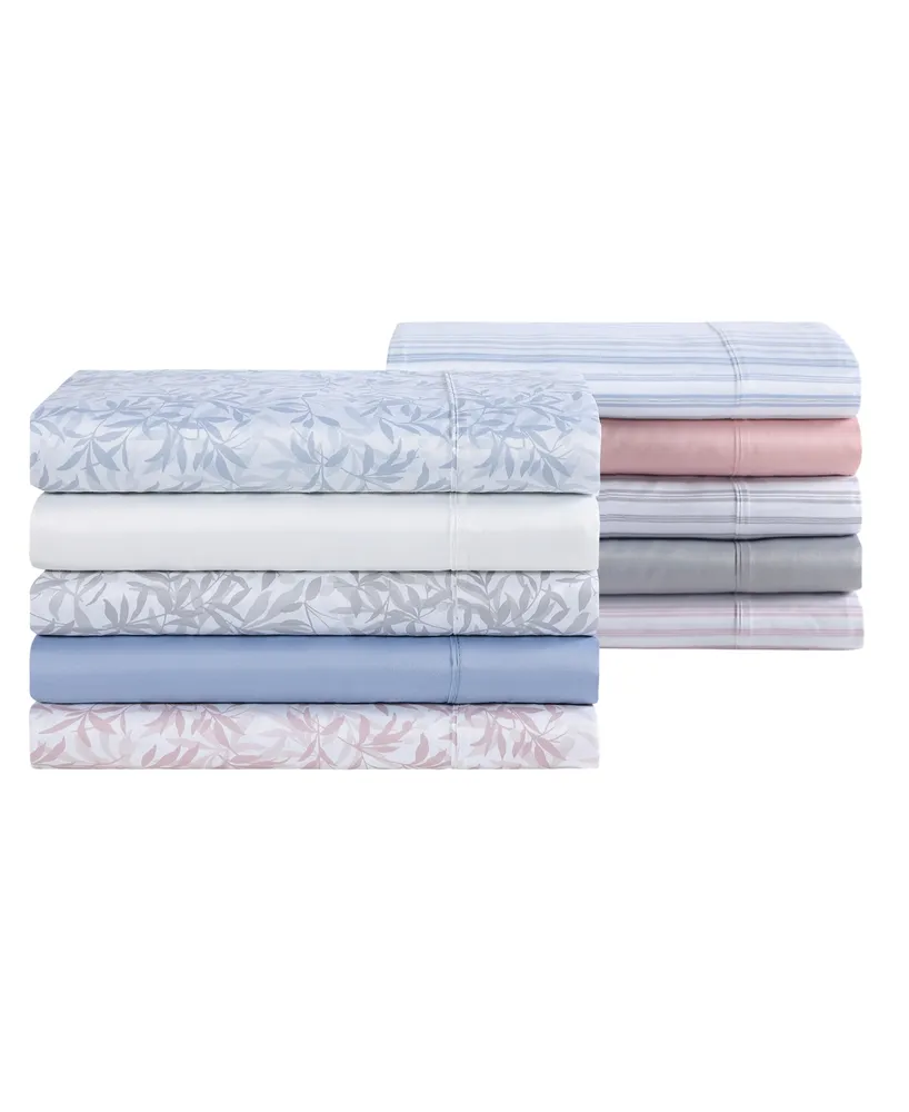 Closeout! Wellbeing 300 Thread Count 6 Pc. Sheet Set with Silvadur Antimicrobial Treatment, Twin