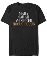 Men's Hocus Pocus Name Stack Short Sleeve T-shirt