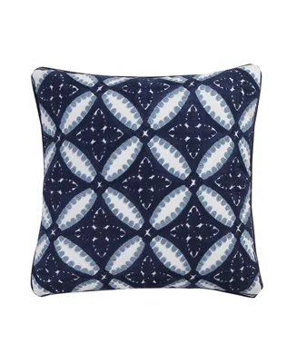 Levtex Valentina Crewel Embroidered Decorative Pillow, 18" x 18"