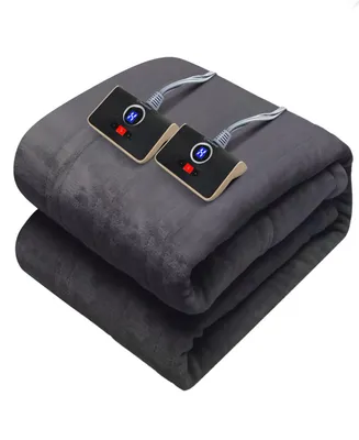 Westinghouse Reversible Heated Velour Blanket, Twin