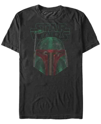 Fifth Sun Men's Pin Line Boba Fett Short Sleeve Crew T-shirt