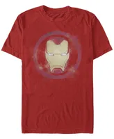 Fifth Sun Men's Iron Man Spray Logo Short Sleeve Crew T-shirt