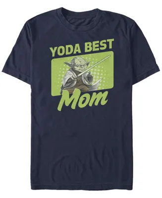Fifth Sun Men's Yoda Best Mom Short Sleeve Crew T-shirt