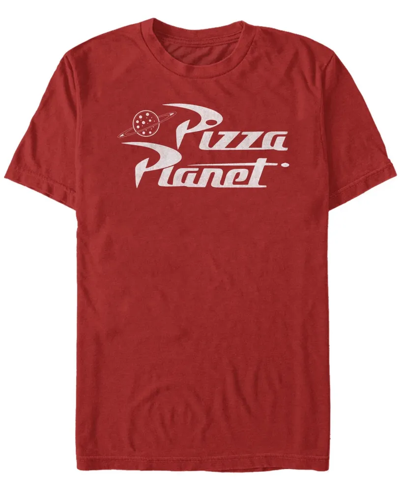 Fifth Sun Men's Pizza Planet Short Sleeve Crew T-shirt