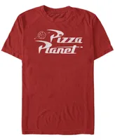 Fifth Sun Men's Pizza Planet Short Sleeve Crew T-shirt