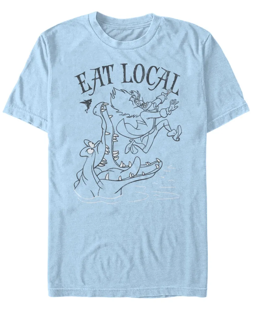 Fifth Sun Men's Hook Eat Local Short Sleeve Crew T-shirt