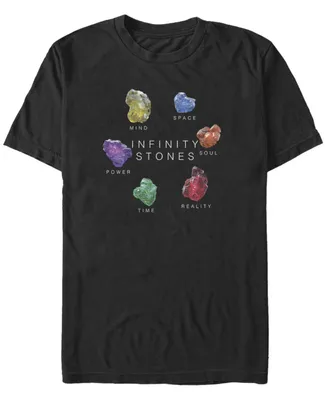 Fifth Sun Men's Infinity Stone Short Sleeve Crew T-shirt