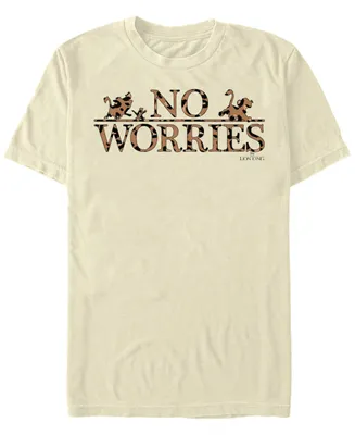 Fifth Sun Men's No Worries Leopard Short Sleeve Crew T-shirt