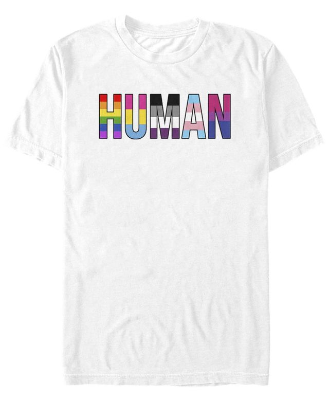 Fifth Sun Men's Human Pride Short Sleeve Crew T-shirt