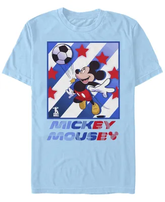 Fifth Sun Men's Mickey Football Star Short Sleeve Crew T-shirt