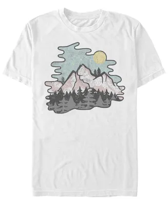 Fifth Sun Men's Twilight Mountains Short Sleeve Crew T-shirt