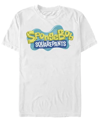 Fifth Sun Men's SpongeBob Logo Short Sleeve Crew T-shirt