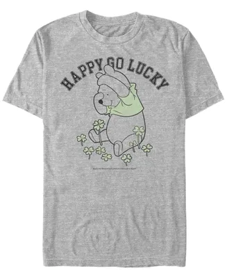 Fifth Sun Men's Lucky Pooh Short Sleeve Crew T-shirt