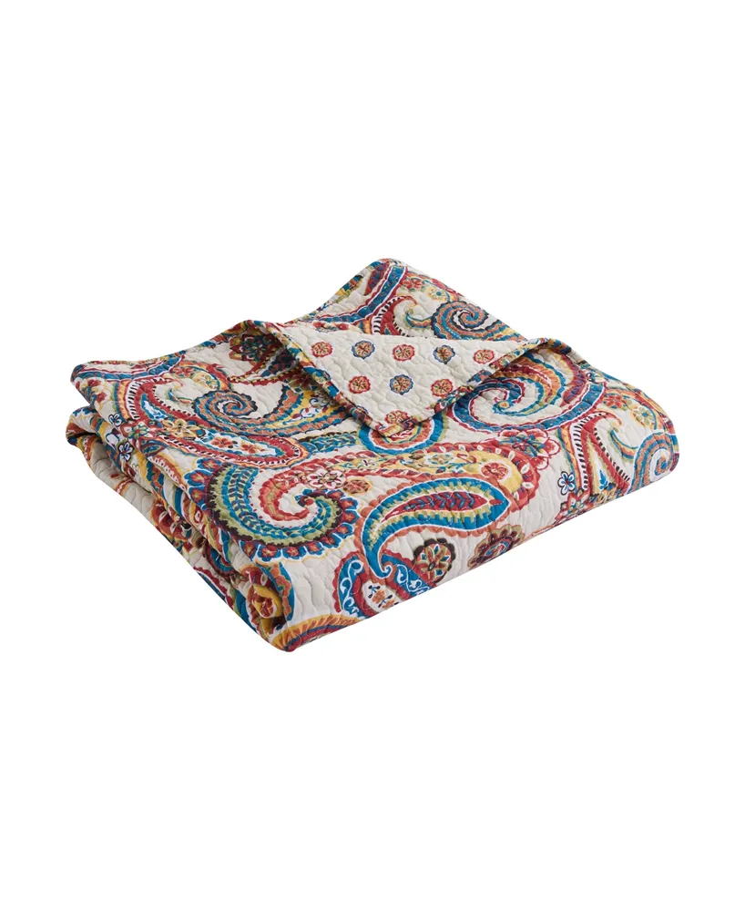 Levtex Alyssa Paisley Reversible Quilted Throw, 50" x 60"