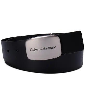 Calvin Klein Women's Jeans Casual Plaque Buckle Belt