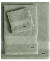 Lacoste Home Heritage Anti-Microbial Supima Cotton Bath Towel, 30" x 54"