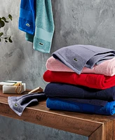 Lacoste Home Heritage Anti-Microbial Supima Cotton Bath Towel, 30" x 54"
