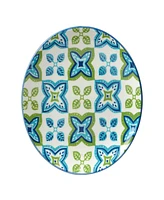 Damask Floral Set of 6 Canape Plate