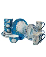 Playa Shells 16 Piece Dinnerware Set