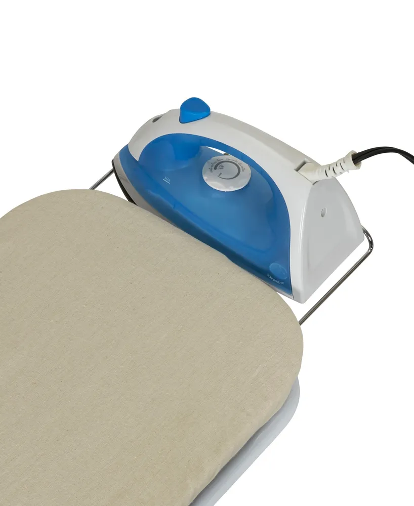 Household Essentials Table Top Ironing Board with Iron Rest
