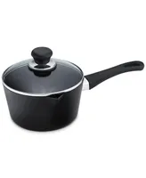 Scanpan Classic 2.0 qt, 1.5 L, 7", 18cm Nonstick Saucepan with Lid, Black