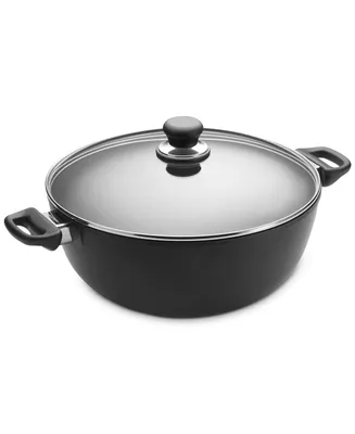 Scanpan Classic 8.25 qt, 7.5 L, 12.5", 32cm Nonstick Casserole, Stew Pot with Lid, Black