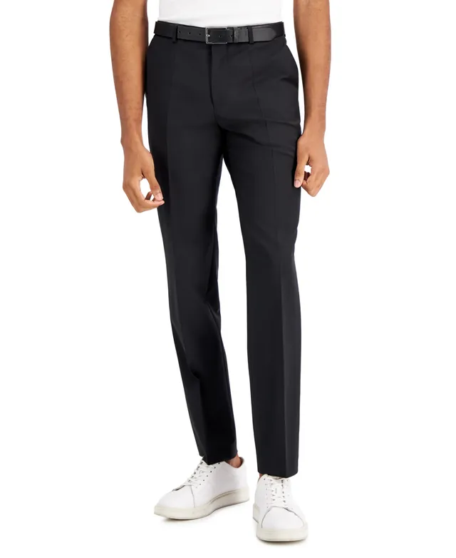 HUGO Men's Slim-Fit Performance Pants - Macy's