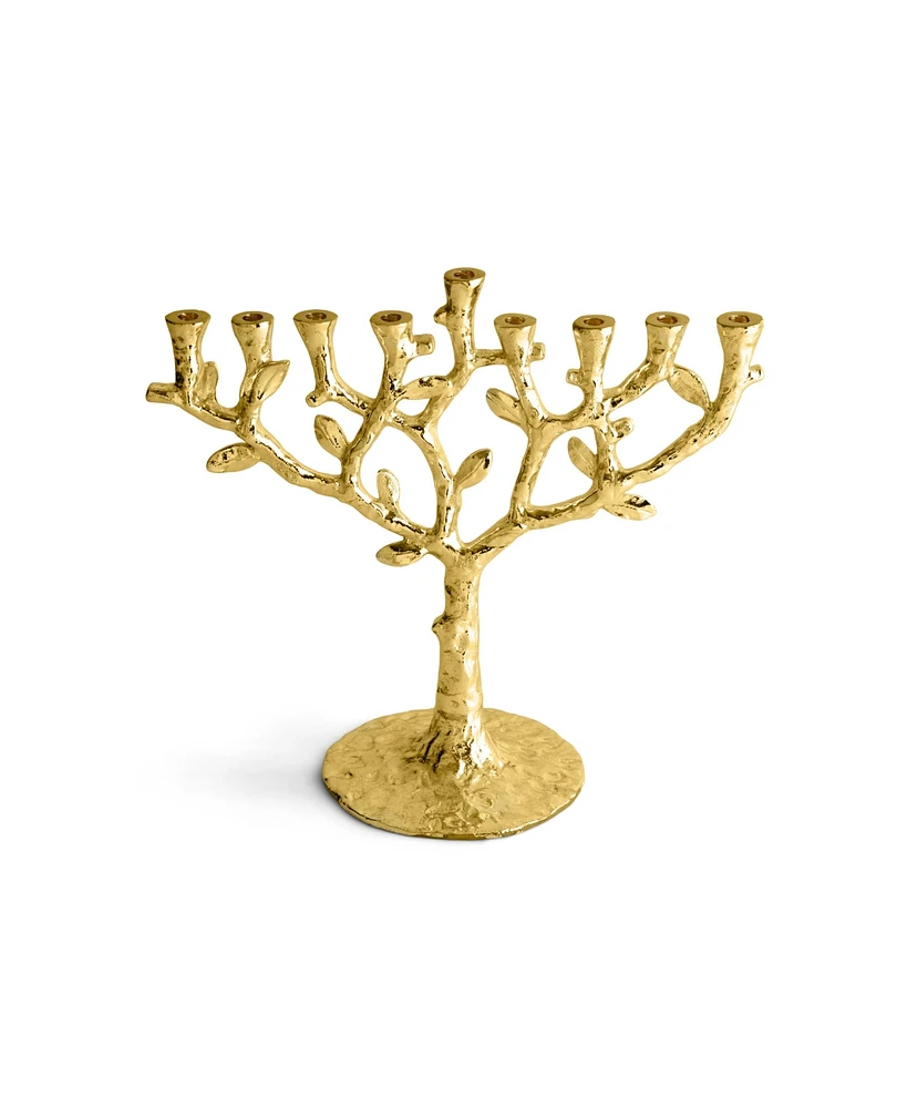 Michael Aram Tree of Life Menorah Gold