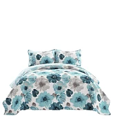 Lush Decor Leah 3 Piece Quilt Set