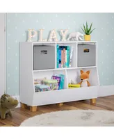 Kids Catch-All Multi-Cubby 35" Toy Organizer