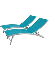 Vivere Clearwater Lounger Set, 2 Piece