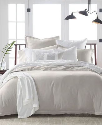 Hotel Collection Linen/Modal Blend Duvet Cover, Full/Queen, Created for Macy's