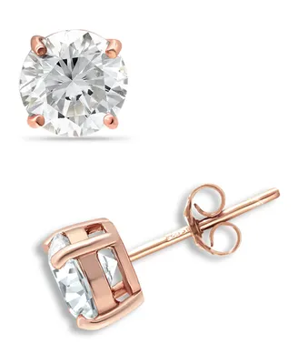 Giani Bernini 18k Gold over Sterling Silver Cubic Zirconia Stud Earrings (1 ct. t.w.)
