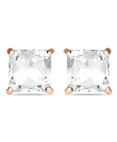 Giani Bernini Cubic Zirconia Square Stud Earrings (2 ct. t.w.) 18k Gold over Sterling Silver, Created for Macy's