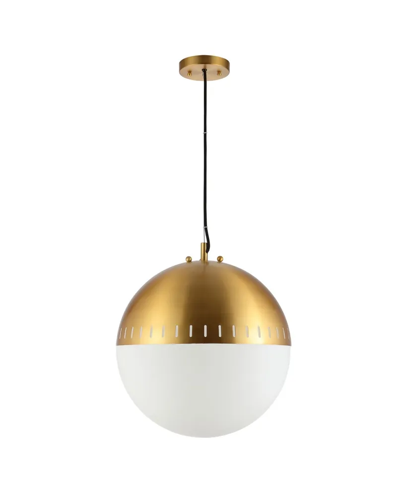 Remy Adjustable Art Deco Mid-Century Globe Led Pendant - Gold