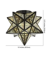 Stella Moravian Star Led Flush Mount